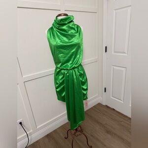 Green Backless Dress